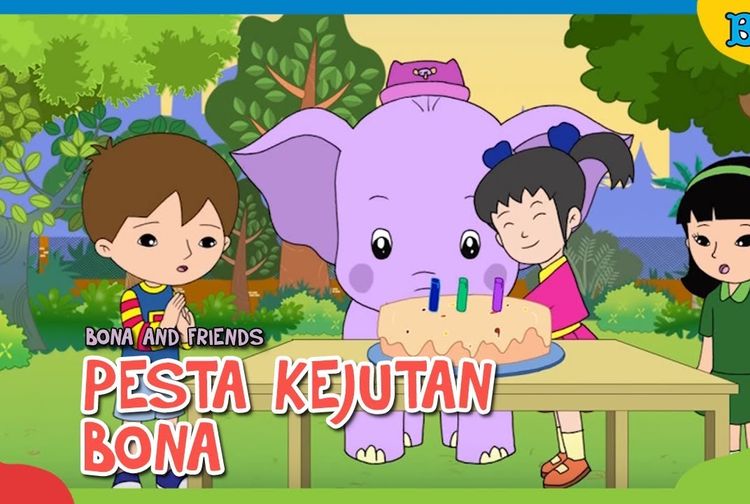 Dongeng Anak Indonesia Pesta Kejutan untuk Bona Kids