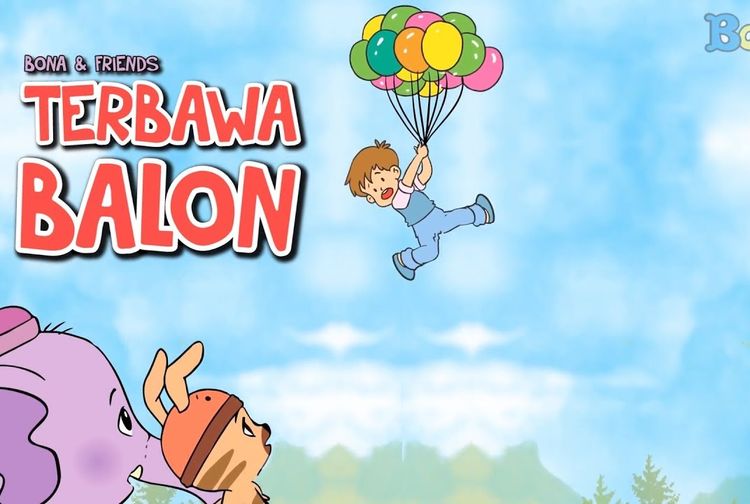 Dongeng Bona and Friends Balon Gas Pak Doli yang Terbang Kids