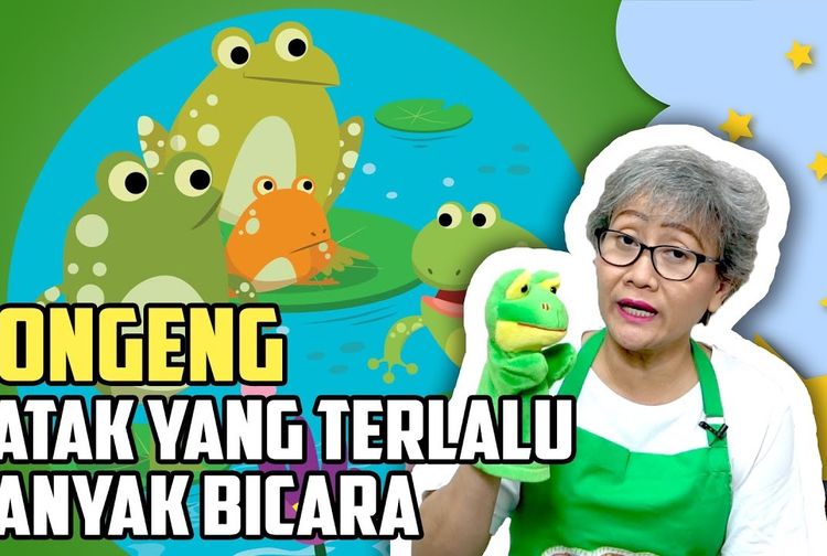 Dongeng Anak Indonesia tentang Katak yang Sering Bicara #