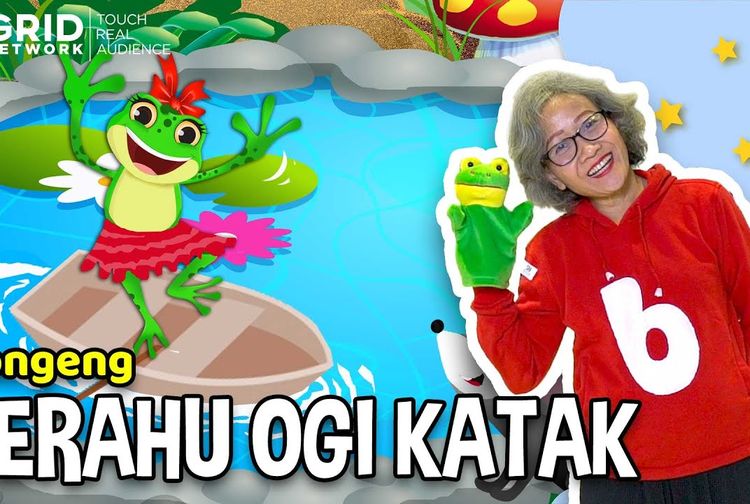 Dongeng Anak Indonesia Perahu Ogi Katak MendongenguntukCerdas Kids