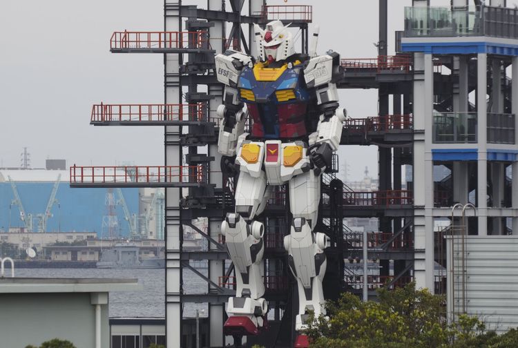 Viral Robot  Gundam  Raksasa Setinggi 18 Meter di  Jepang  