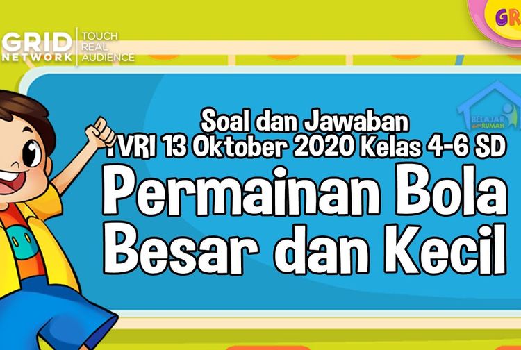Soal dan Jawaban Materi TVRI Hari Ini, Permainan Bola Soal dan Jawaban Materi TVRI Hari Ini, Permainan Bola