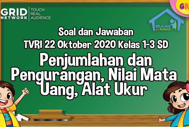Soal dan Jawaban Materi TVRI, Penjumlahan dan Pengurangan, Nilai Mata