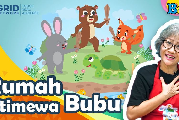 Dongeng Anak Indonesia Rumah Istimewa Bubu MendongenguntukCerdas Kids