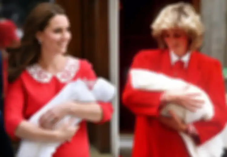 Untuk Menghormati Putri Diana, Kate Middleton Kenakan Pakaian yang Sama Saat Memperkenalkan Putranya ke Dunia