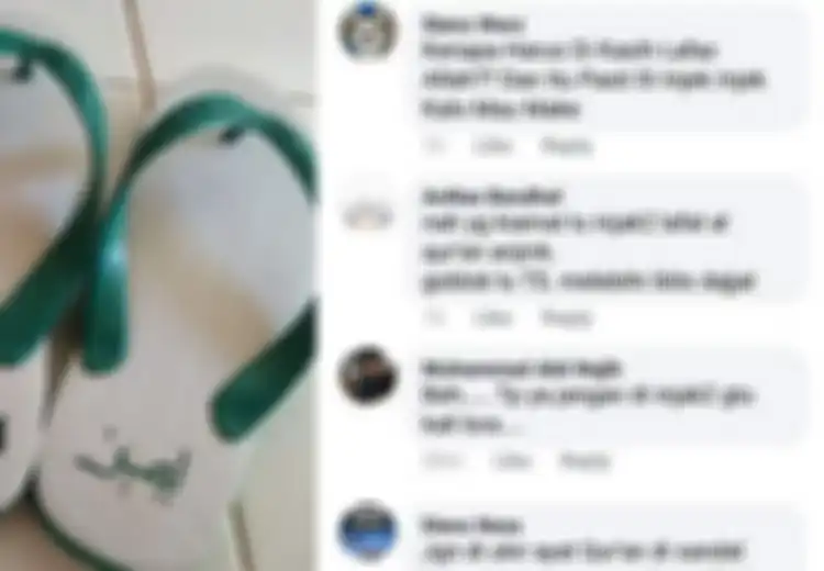 Ini Makna Sebenarnya dari Lafal Arab yang Tertulis di Sepasang Sandal yang Viral di Media Sosial Menurut Kamus Al-Munawwir