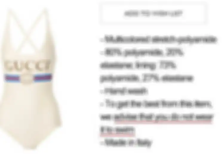 Duh, Baju Renang Gucci Seharga Rp5,5 Juta Ini Malah Tak Boleh Dipakai Berenang! Lalu Buat Apa?
