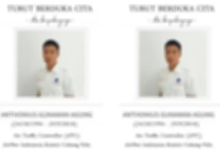 Ucapan Terakhir Anthonius Gunawan Agung, Petugas ATC Palu yang Tewas Demi Kawal Pesawat Terbang Dengan Selamat