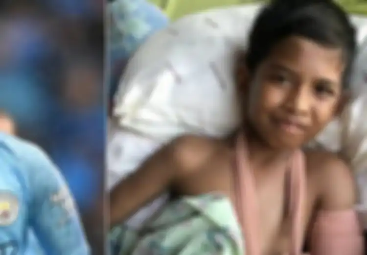 Rizki, Bocah 12 Tahun Korban Gempa Palu, Tak Kuasa Menahan Haru Dapat Video dari Pemain Manchaster City