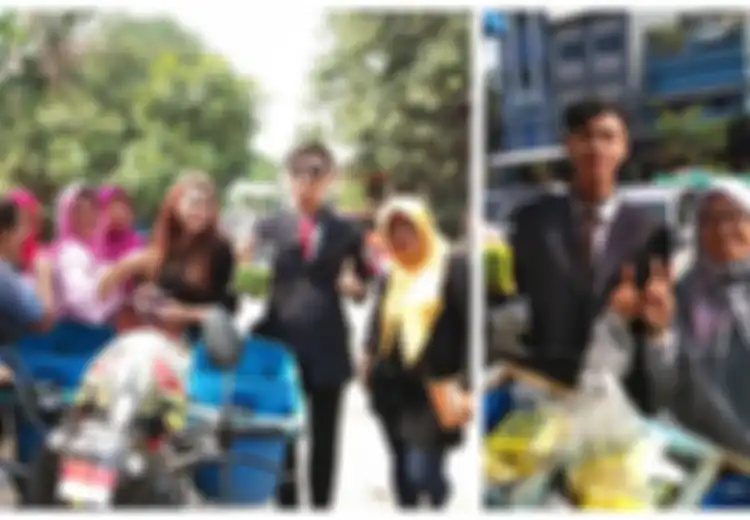 Penjual Tahu Keliling yang Berdandan Memakai Jas dan Dasi ini Jadi Idola 'Emak-emak', Omzetnya pun Melonjak!