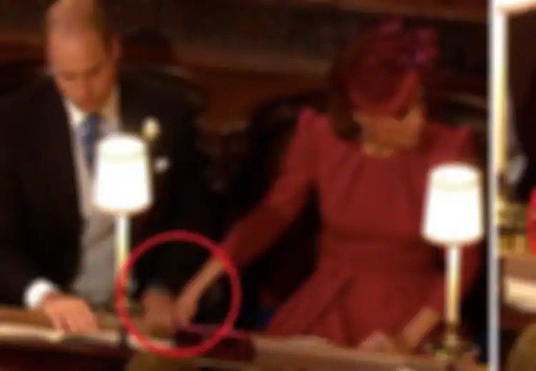 Pangeran William Curi-curi Kesempatan Pegang Tangan Kate di Pernikahan Putri Eugenie