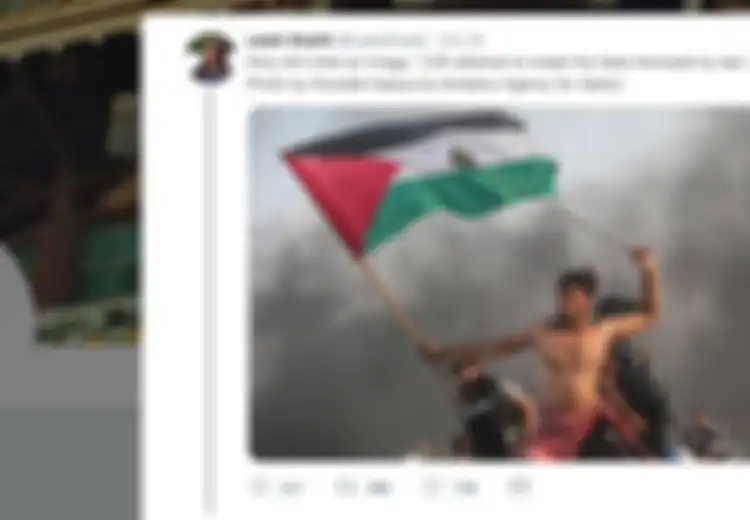 Foto Pengunjuk Rasa di Jalur Gaza Ini Dianggap Sangat Ikonik, Gambarkan Beratnya Perjuangan Rakyat Palestina