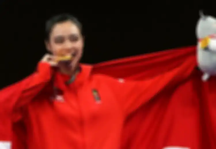 Fotonya Memakai Hijab Viral, Inilah Segudang Prestasi Lindswell Kwok si Ratu Wushu Indonesia