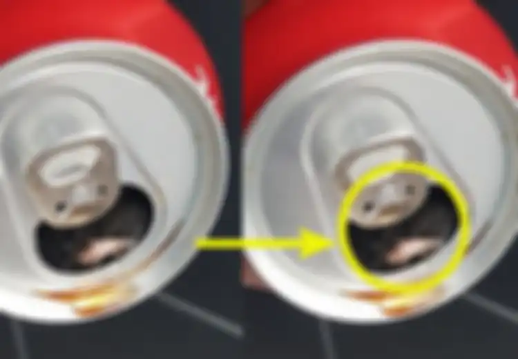 Meski Sudah Habis Minuman Kalengnya Masih Terasa Berat, Saat Dilihat Pria Ini Terkejut Temukan Kaki Muncul di Dalamnya
