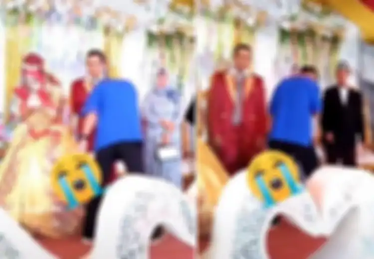 Kisah Pengantin Wanita yang Terisak di Pelukan Pria yang Diduga Mantan Kekasihnya di Hadapan Suami yang Baru Dinikahinya