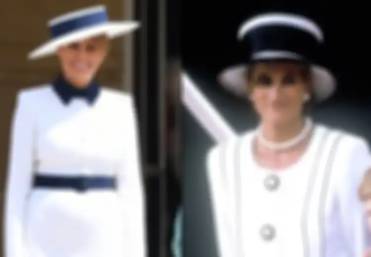 Kharisma Putri Diana Masih Memukau, Bahkan Melanie Trump pun Berbusana Bak Putri Diana Saat Kunjungi Istana Buckingham