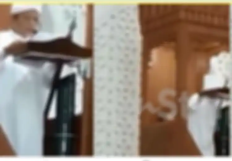 (Video) Detik-detik Seorang Khatib Tak Sadarkan Diri Sebelum Meninggal di Atas Mimbar Ketika Sedang Memberikan Khotbah