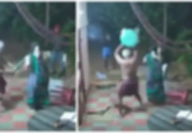 Video Perlawanan Seorang Emak-emak Selamatkan Suaminya dari Perampok dengan 'Bersenjatakan' Sandal dan Kursi