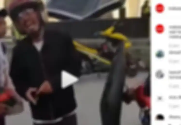 (Video) Gara-gara 'Keluguan' Orang yang Diboncengnya, Pengendara Motor Ini Menangis Kencang saat Ditilang Polisi, Nyesek Banget Sih!