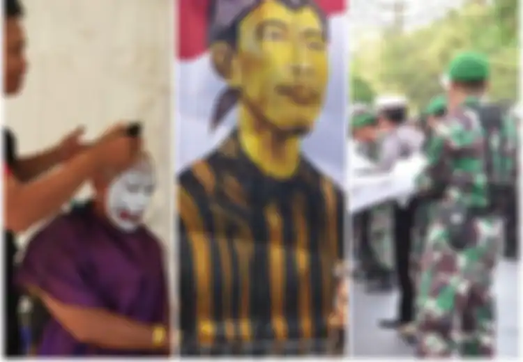 Dari Cukur Gundul hingga Parade, Cerita Unik Cara Warga Sambut Pelantikan Jokowi-Ma'ruf Amin