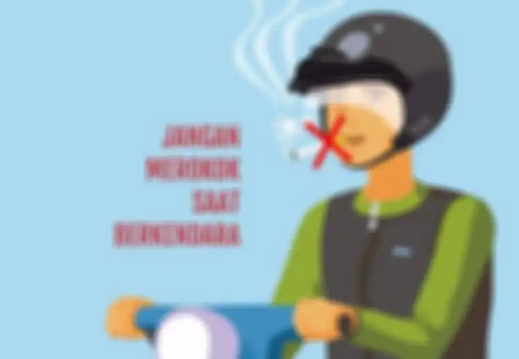 Tak Hanya Didenda Rp750.000, Merokok Saat Berkendara Juga Bisa Sebabkan Pengendara Lain Alami Kebutaan, Ini Penyebabnya