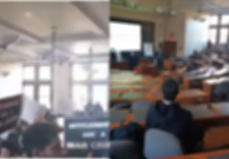Bela Palestina, Beginilah Aksi 100 Mahasiswa Harvard Kompak Permalukan Dosen Tamu dari Israel, 'Perjanjian Israel adalah Kejahatan Perang'