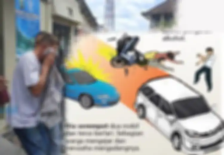 Bikin Ulah, Bule Amerika Kejar-kejaran dengan Warga di Bali, Tabrak 4 Kendaraan Lain