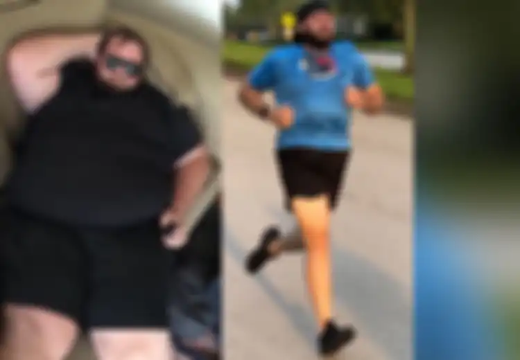 Dua Tahun Lalu Berat Pria Ini 227 Kg, Kini ‘Hanya’ 95 Kg dan Berhasil Selesaikan Lari Maratonnya, Apa Rahasianya?