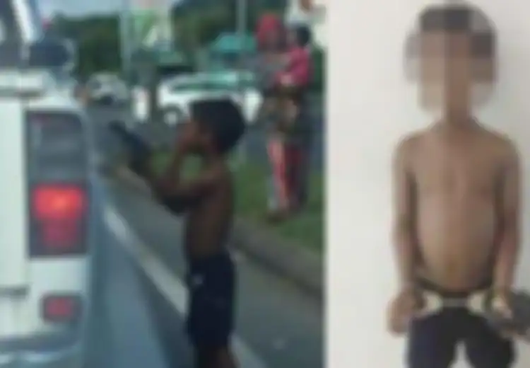 Ulurkan Tangan Minta Belas Kasihan Orang, Bocah Cilik Ini Tiba-tiba Todongkan Pistol Mainan Minta Uang Lebih