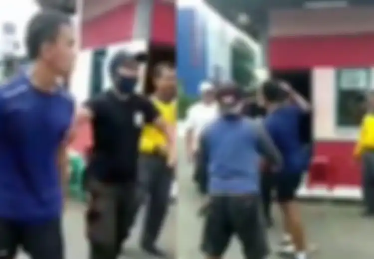 Ditegur Agar Pakai Masker, Pemuda yang Mengaku Polisi Justru Tantang Duel Pria Paruh Baya hingga Layangkan Tendangan dan Pukulan, Begini Kronologinya