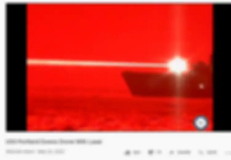 (Video) Bak dalam Film, Dengan Tenaga 50 Kilowatt, Laser Milik Angkatan Laut AS Ini Sanggup Hancurkan Pesawat Musuk