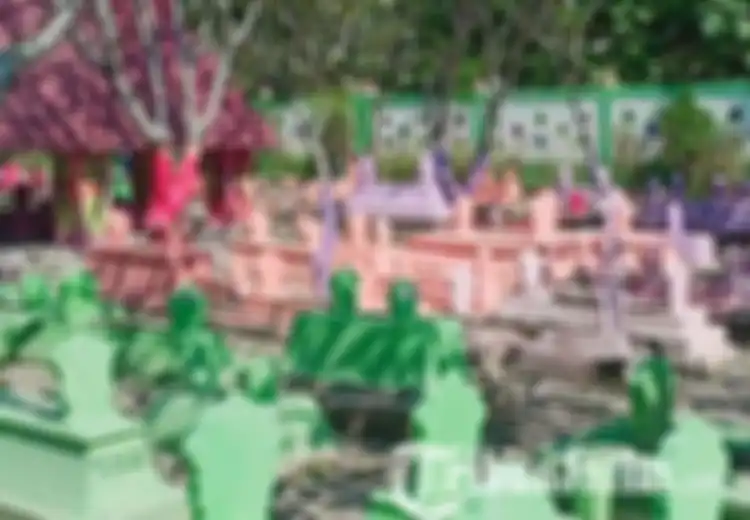 Jauh dari Kesan Angker, Makam Dicat Warna-warni di Kota Madiun Viral, Ini Fakta di Baliknya