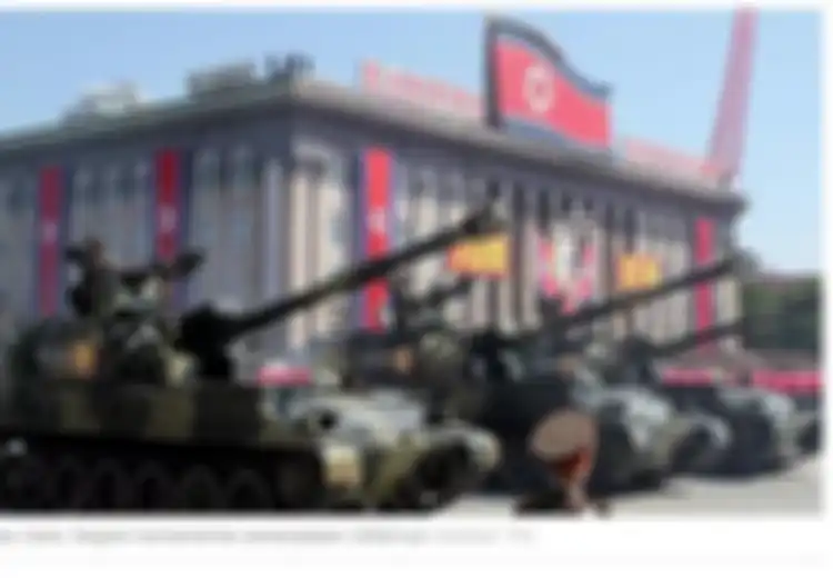 Kim Jong-un Pamerkan Rudal 'Hari Kiamat' dalam Parade Militer, Pakar Meragukan Hal Ini, Senjata Militer yang Ditampilkan Palsu?