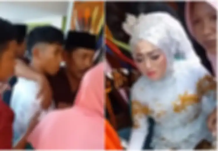 Sudah Dandan Maksimal Sampai Buat Pangling, Wajah Pengantin Wanita Ini Malahan Bikin Ketakutan Mempelai Pria di Hari Pernikahan Mereka, Videonya Sampai Heboh!