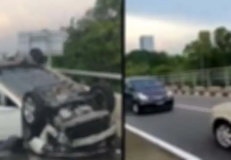 Viral Video Seorang Kakek Nekat Lawan Arus di Jalan Tol, Bikin Satu Mobil Terbalik, Sementara Mobil Lain 'Adu Kambing'