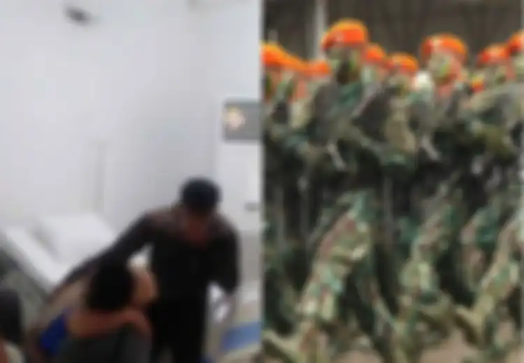 10 Menit di Antara Hidup dan Mati Bergelantungan di Tepi Lantai 20 Wisma Atlet, Pasien Covid-19 Urung Bunuh Diri Berkat Aksi Heroik 2 Prajurit Paskhas