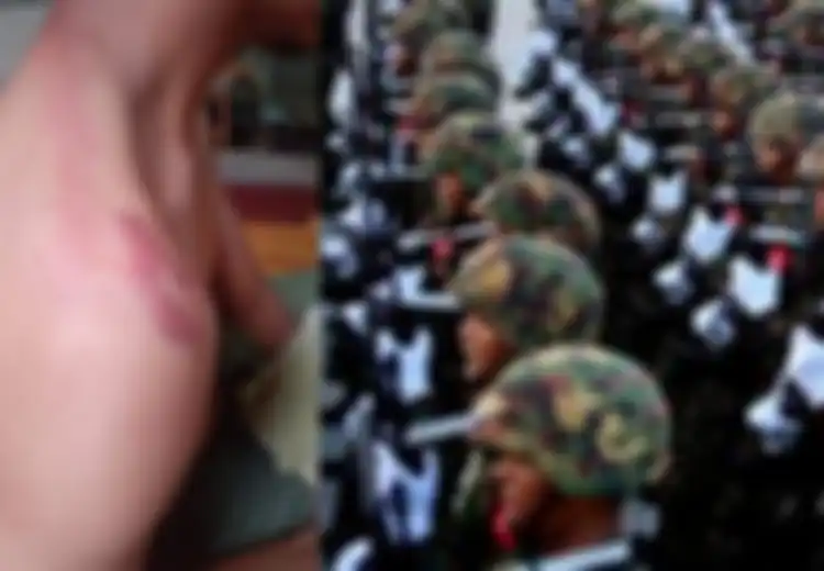 'Ini Adalah Ruang Neraka,' Teriak Tentara yang Menyiksa Demonstran Myanmar Setelah Menyuruh Mereka Berlutut Saling Berhadapan