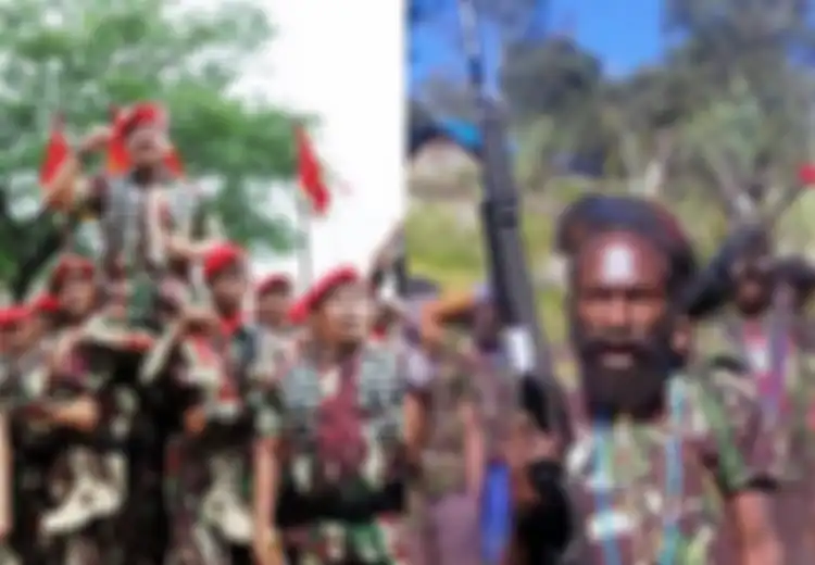 Tak Gentar Walau Lawan Pasukan Setan, Ini Alasan KKB Papua Malah Sesumbar Berani Tantang Pasukan Setan TNI  Untuk Perang