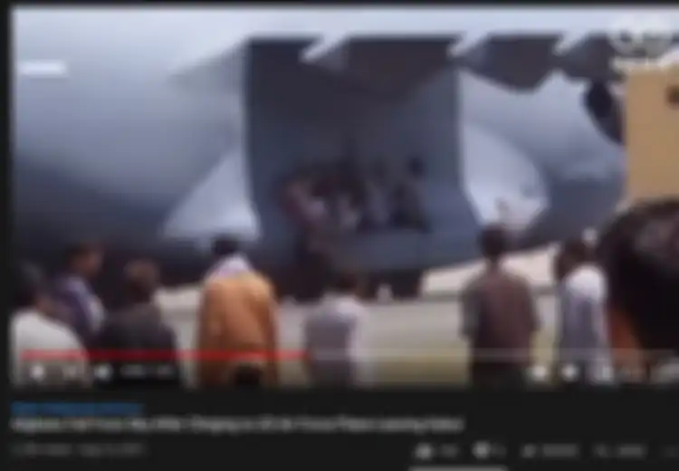 Terjebak di Pusaran Neraka, Warga Afghanistan Pertaruhkan Nyawa Berebut Mengejar Pesawat AS yang Sudah Landas Agar Tak Jadi Korban Pembantaian Taliban