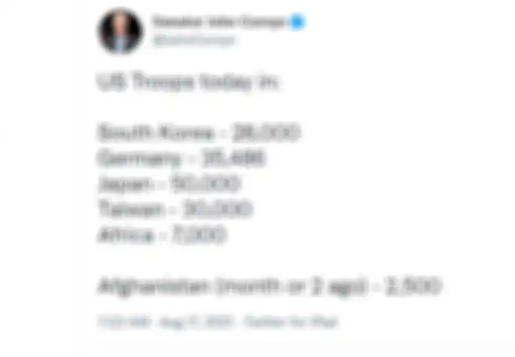 Malah Tarik Pasukannya Saat Afghanistan Sedang Genting, Faktanya Militer Amerika Malah Paling Banyak Ditempatkan di Negara Aman Ini, Ada 50.000 Tentara