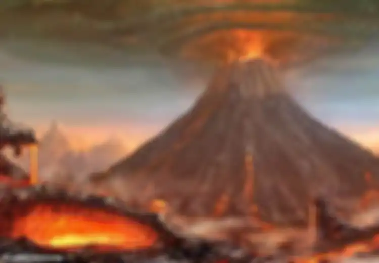 Jika di Indonesia Ledakan Gunung Bagaikan Bom Waktu yang Menunggu Kapan Meledak, di China Ledakan Gunung Justru Bak Malapateka yang Hancurkan Kerajaan