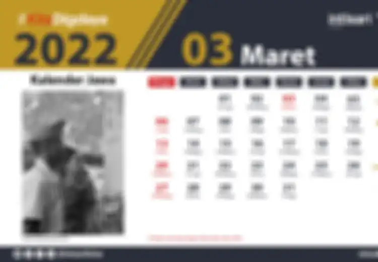 Per Januari Hingga Juni 2022, Ini Daftar Kalender Jawa 2022 Lengkap dengan Pasaran hingga Wuku