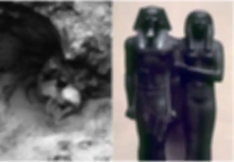 Berdiri Berdampingan, Menatap ke Dalam Keabadian, Wakili Manusia yang Ideal, Inilah Patung Firaun Menkaure dan Ratu yang Ditemukan di Giza Mesir