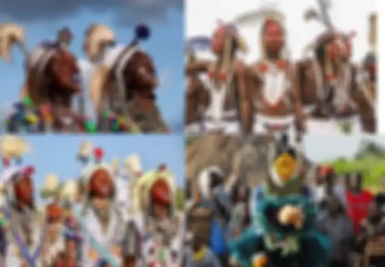 Butuh Waktu Enam Jam Para Suami Persiapkan untuk Pamerkan Diri dengan Mengecat Tubuhnya untuk Mencuri Istri Pria Lain, Inilah Tradisi  Curi Istri di Suku Wodaabe Afrika, yang Anut Poligami