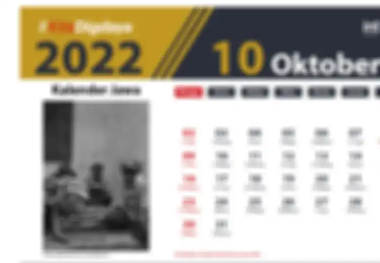 Kalender Jawa Oktober 2022 : Watak Pemilik Weton Senin Legi