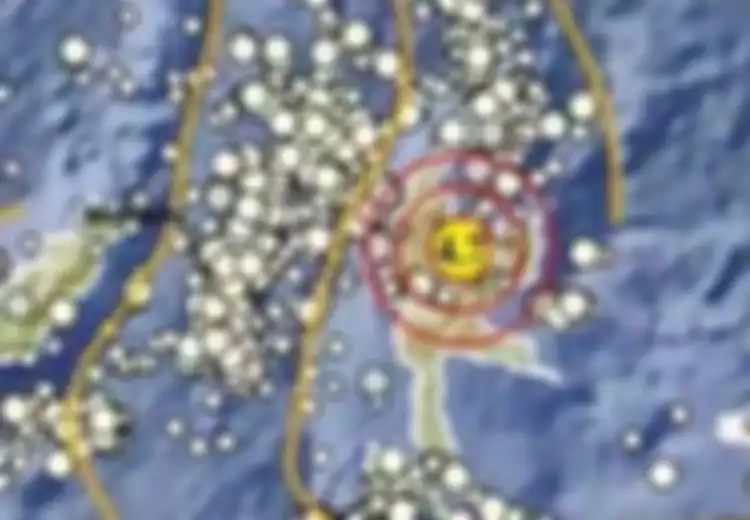 Astaga, Baru Saja Gempa Guncang Halmahera Utara, 4,7 M Akibat Tumbukan Lempeng Mikro di Laut Maluku