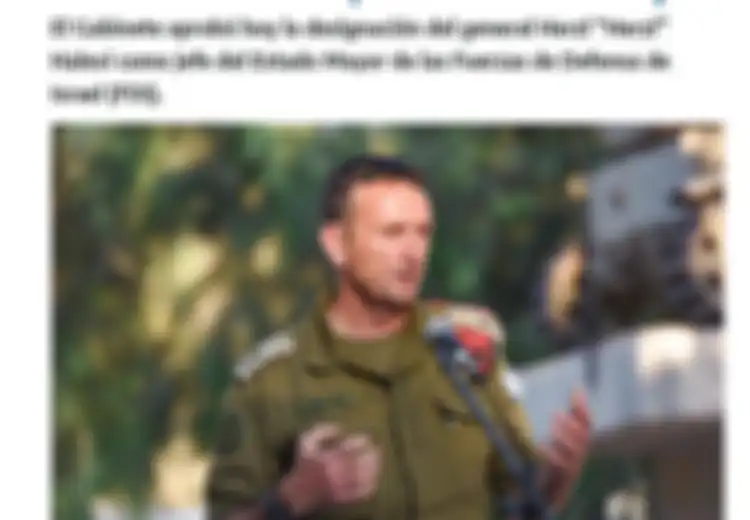 Pimpin Serangan Militer ke Gaza Inilah Sosok Jenderal Kepala Intelijen Militer Israel