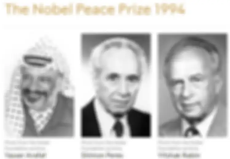 Ketika Sosok Penting Dari Palestina Dan Israel Berbagi Hadiah Nobel Perdamaian 1994