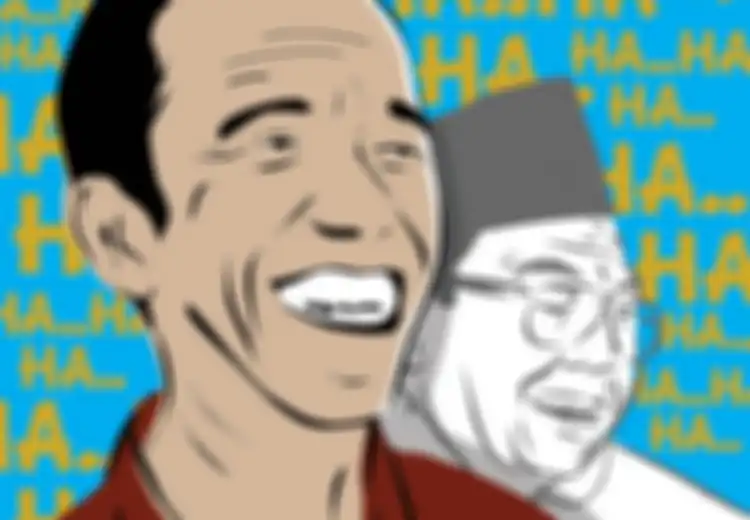 Senjata Humor Jokowi & Gus Dur