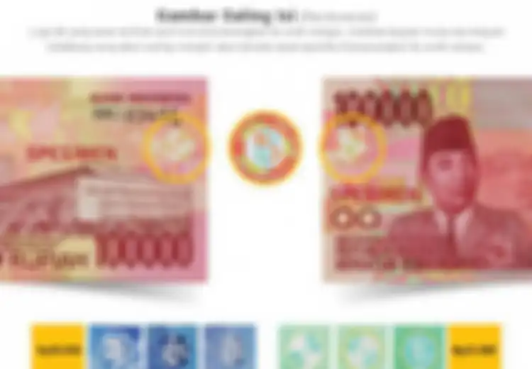 Mengenal Rectoverso pada Uang Rupiah yang Berfungsi sebagai Pengaman